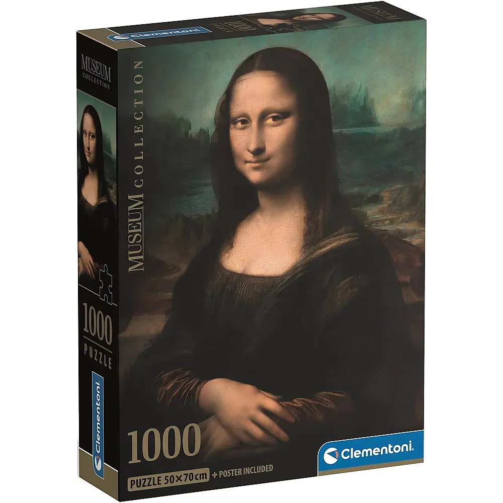 Clementoni Puzzle Museum Collection Mona Lisa 1000Teile