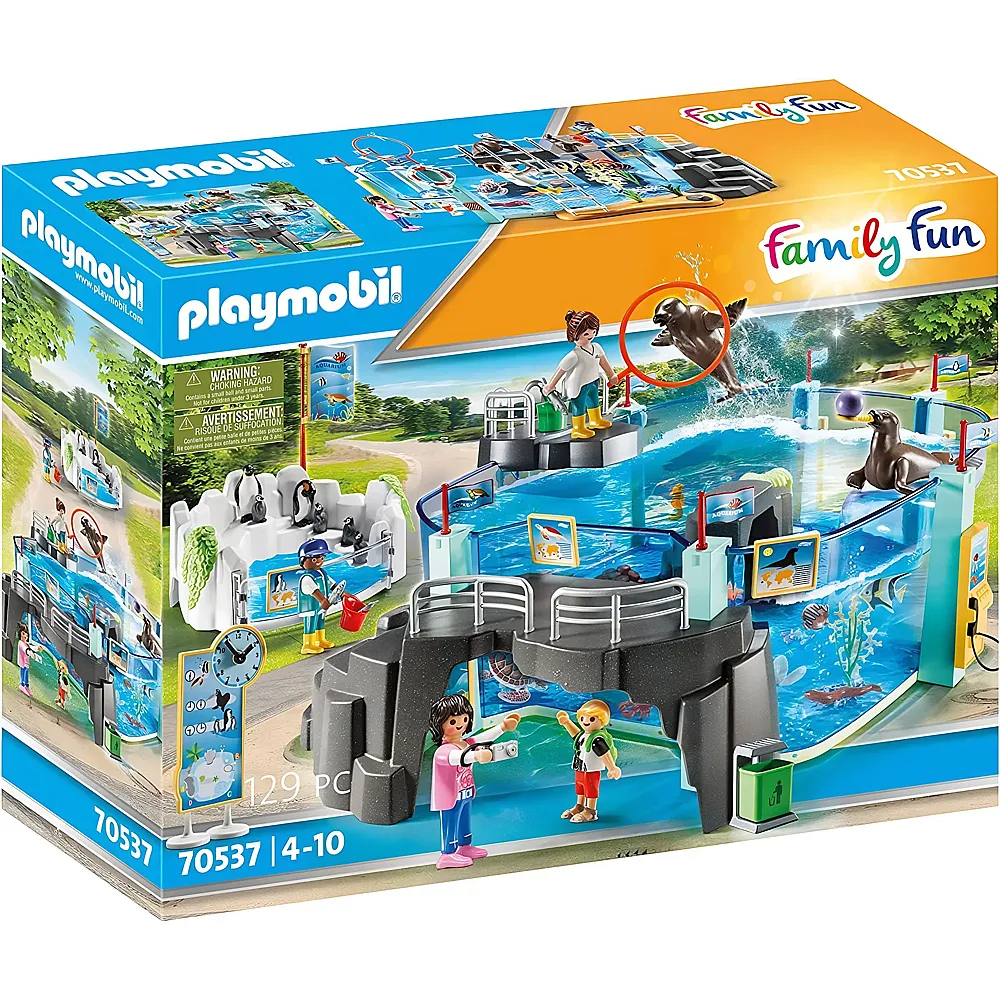 PLAYMOBIL FamilyFun Aquarium Mega Set Spielset 70537