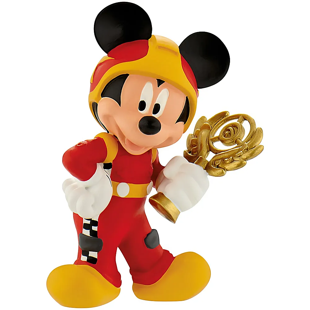 Bullyland Comic World Rennfahrer Mickey Mouse | Disney Spielfiguren