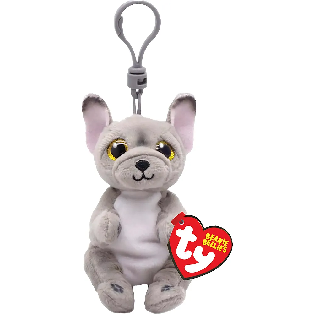 meinspielzeug - Ty Beanie Clips Anh�nger Wilfred die Dogge - 10 cm | Accessoires
