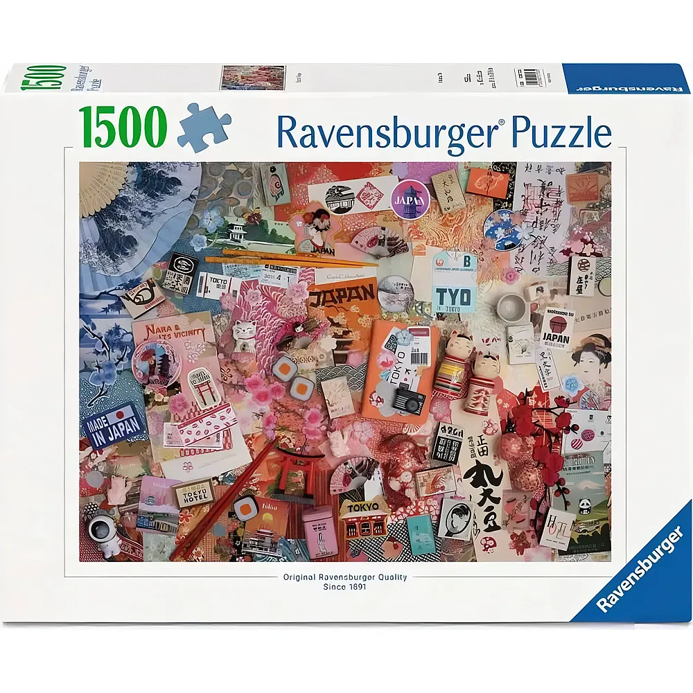 Ravensburger Puzzle Reise nach Tokio - 1500 Teile
