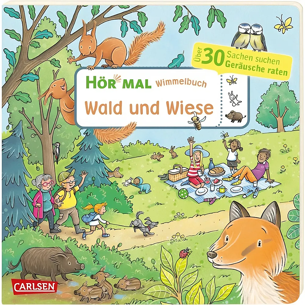 Carlsen Hr mal Wimmel Wald und Wiese