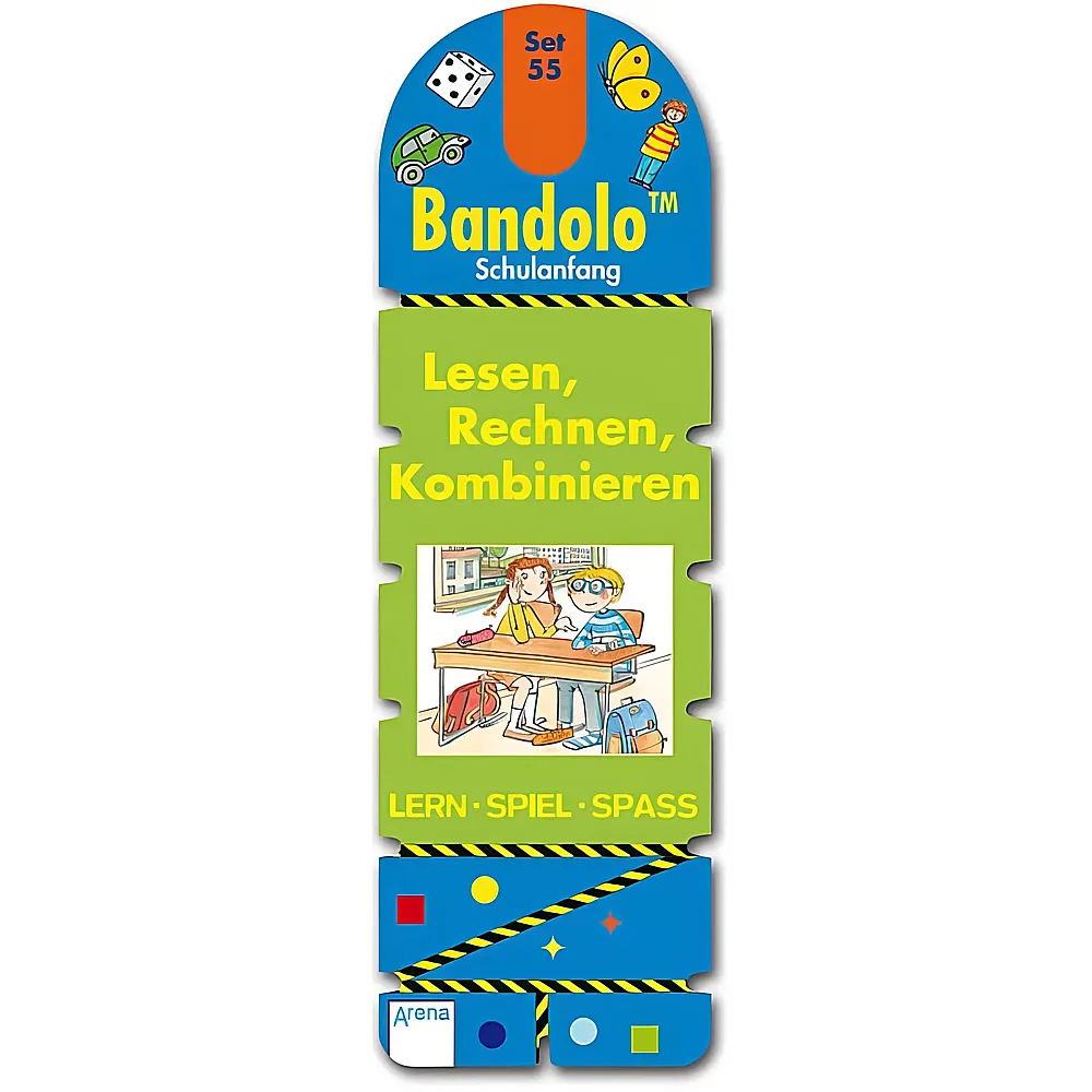 Arena Bandolo Lesen, Rechnen, Kombinieren Nr.55 | Lern - Spiel - Spass