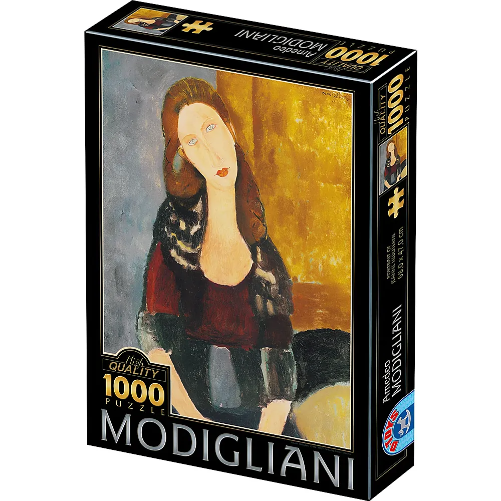 DToys Puzzle Amedeo Modigliani Portr�t von Jeanne H�buterne - 1000 Teile
