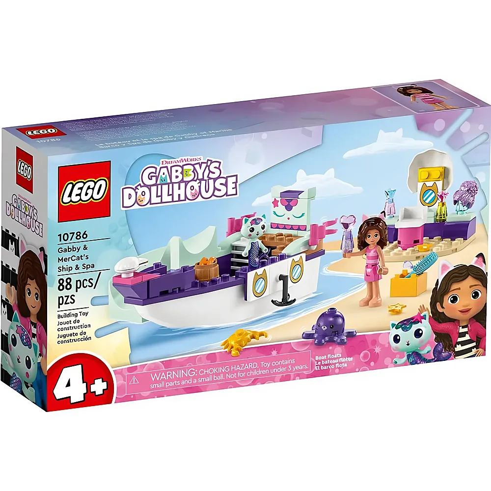 LEGO Gabby's Dollhouse Meerktzchens Schiff und Spa 10786