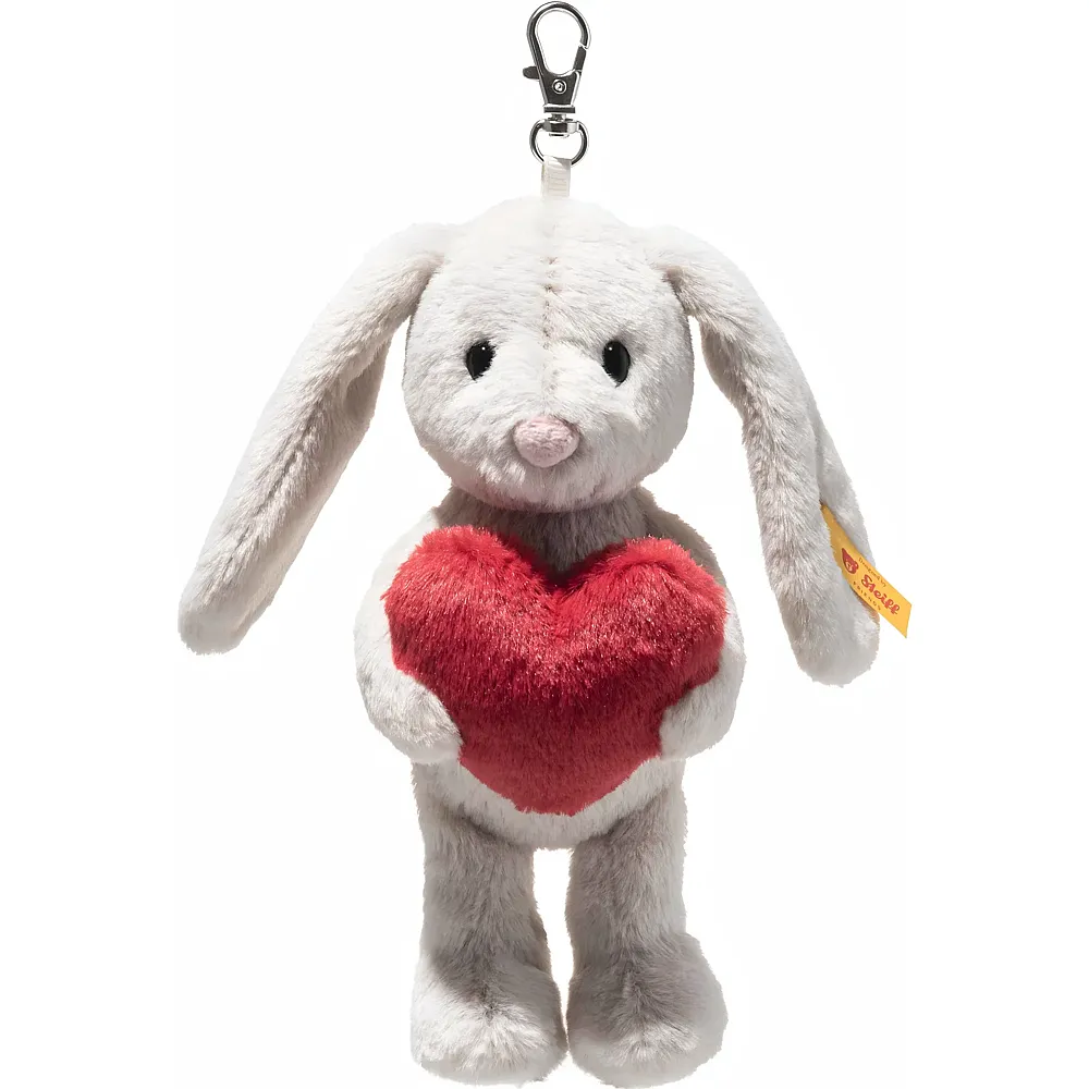 Steiff Anh�nger Hoppie Hase Love Hellgrau - 15 cm