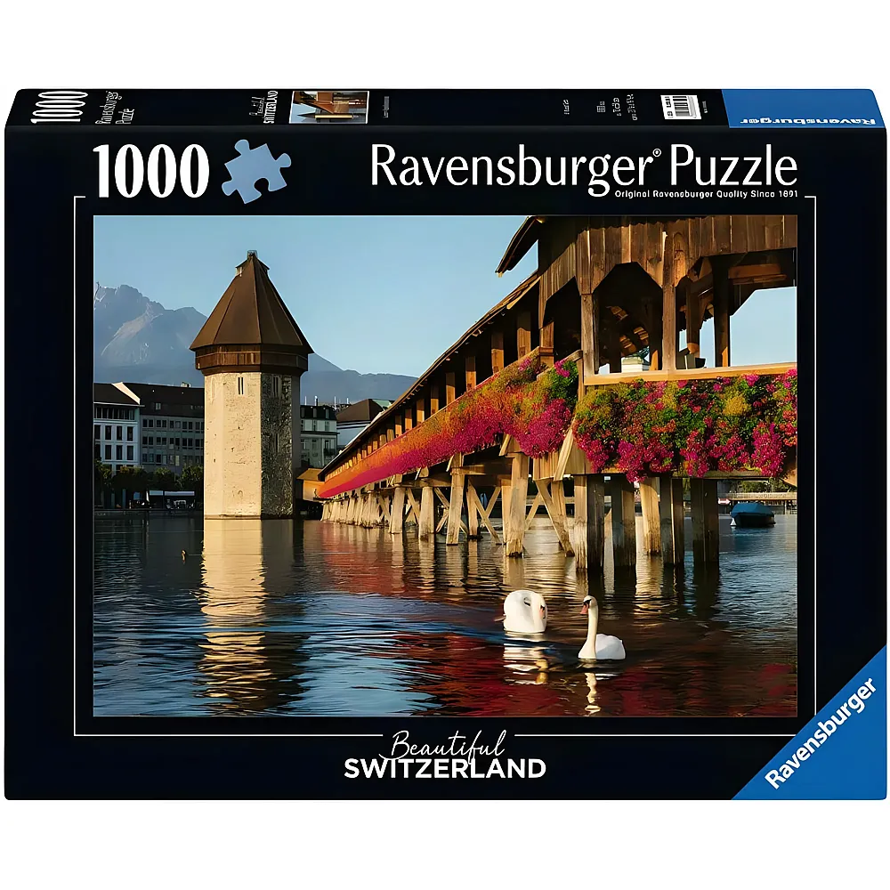 Ravensburger Puzzle Swiss Collection Luzern Kapellbr�cke - 1000 Teile