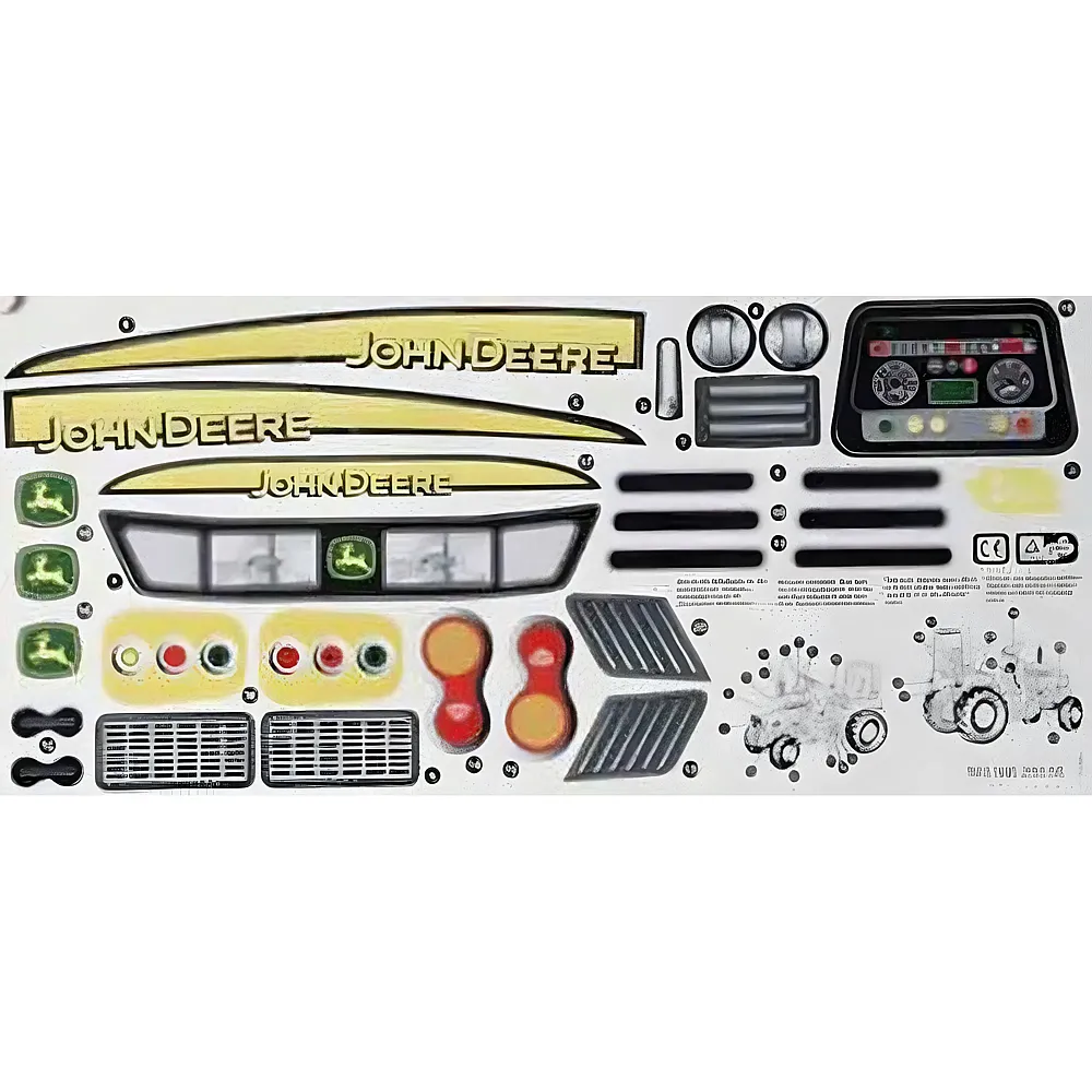 meinspielzeug - RollyToys Aufkleber  X-Trac John Deere | Fahrzeuge Ersatzteile