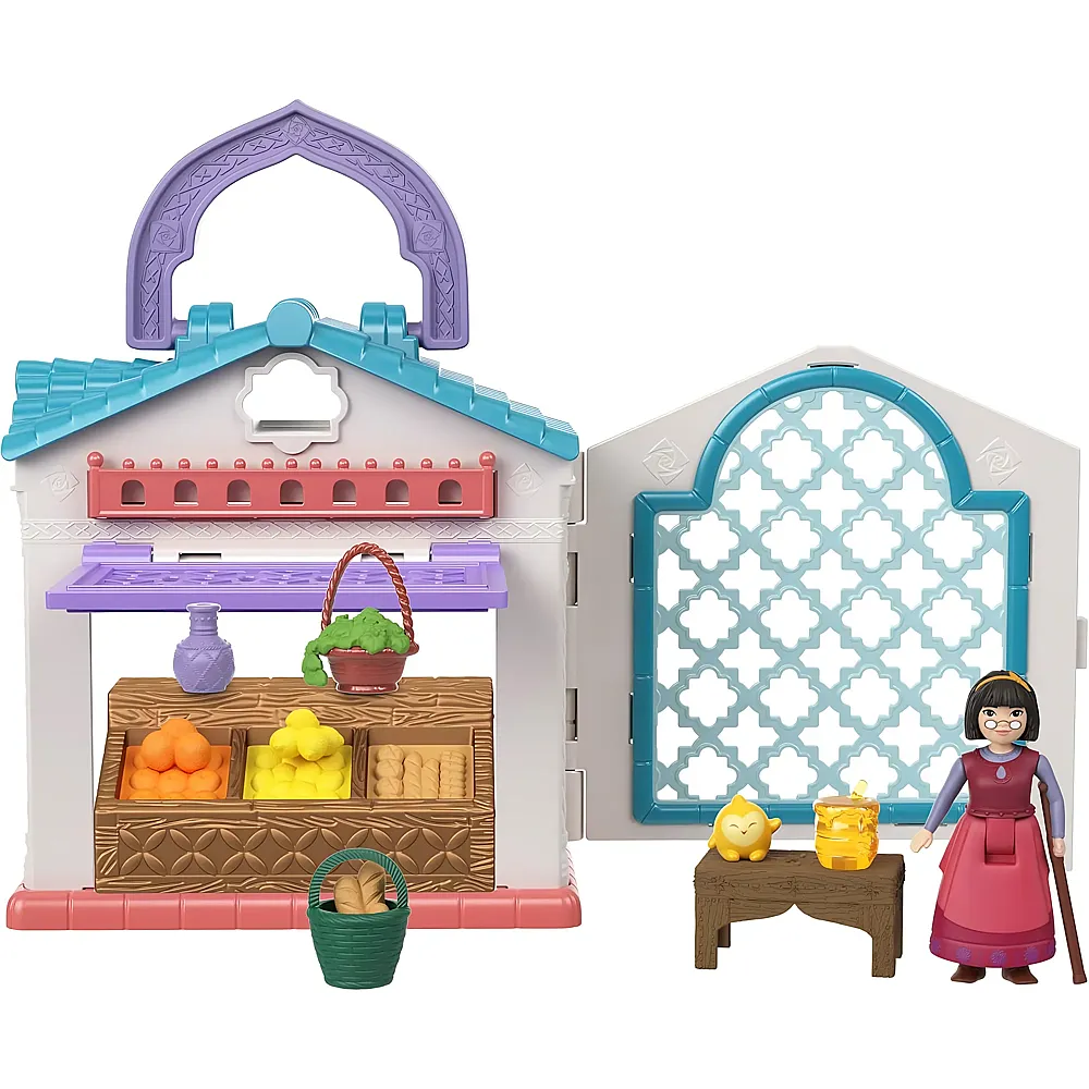 Mattel Disney Princess Disneys Wish Dahlias Marktplatz in Rosas Spielset