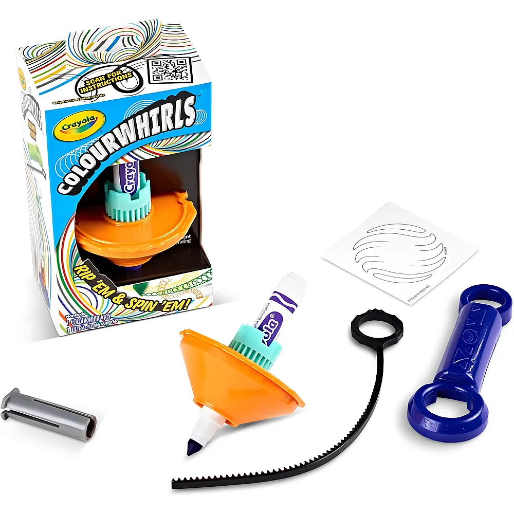 Crayola ColourWhirls, das Farbkreiselspiel