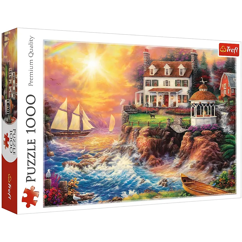 Trefl Puzzle Ein ruhiger Hafen - 1000 Teile