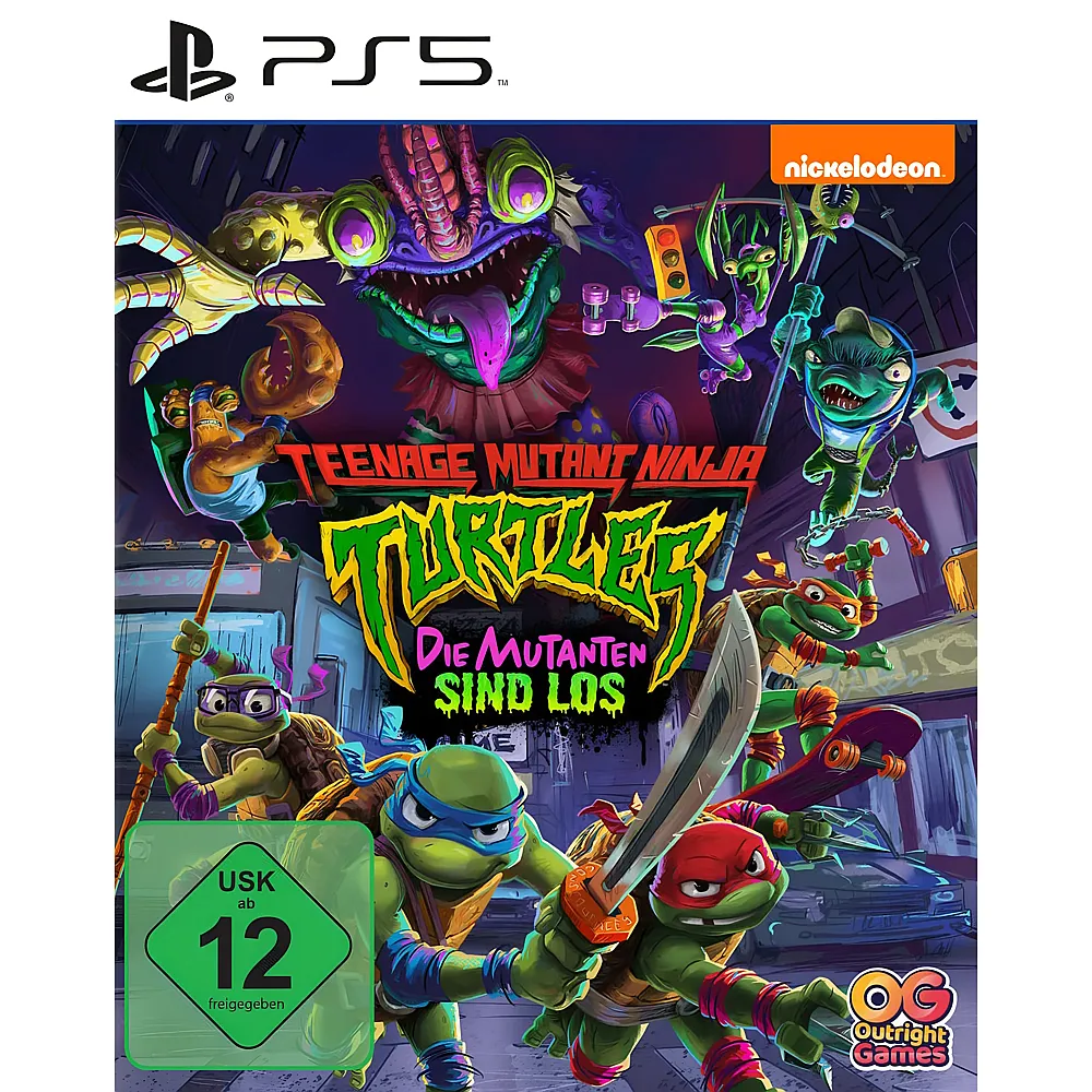 Outright Games PS5 TMNT Teenage Mutant Ninja Turtles: Die Mutanten sind los