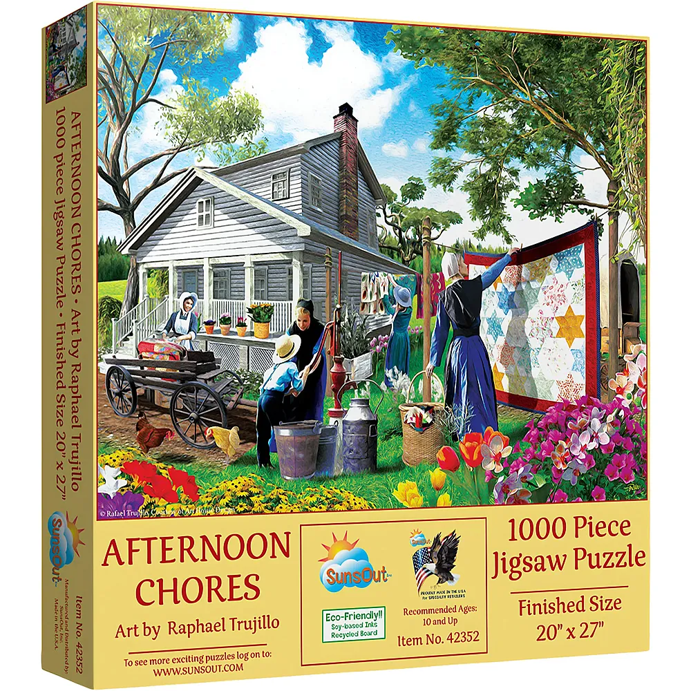 SunsOut Puzzle Rafael Trujillo Afternoon Chores 1000Teile