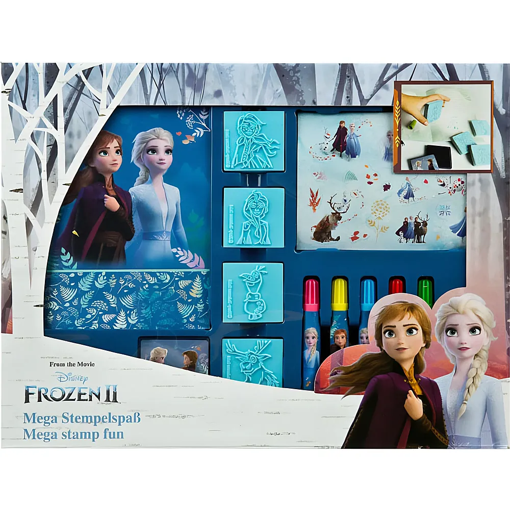Undercover Disney Frozen Mega-Stempel- und Farbset Frozen