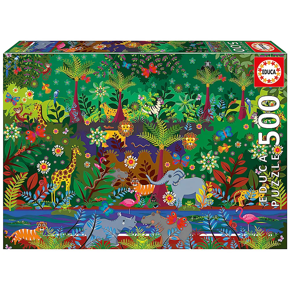 Educa Puzzle Dschungel 500Teile