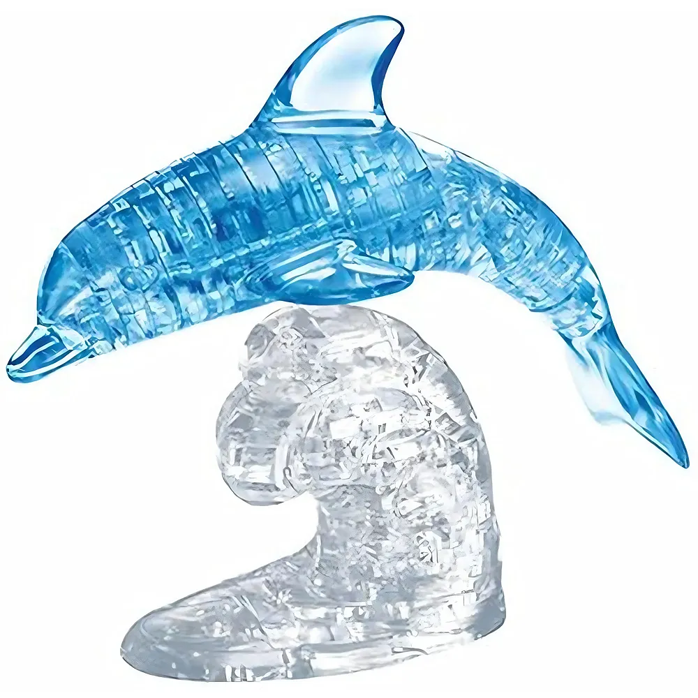 HCM Kinzel Puzzle Blauer Delfin - 100 Teile | 3D Puzzle
